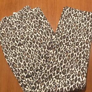 Chico's Leopard Print Ankle Pants - Great fit and feel with a little stretch.